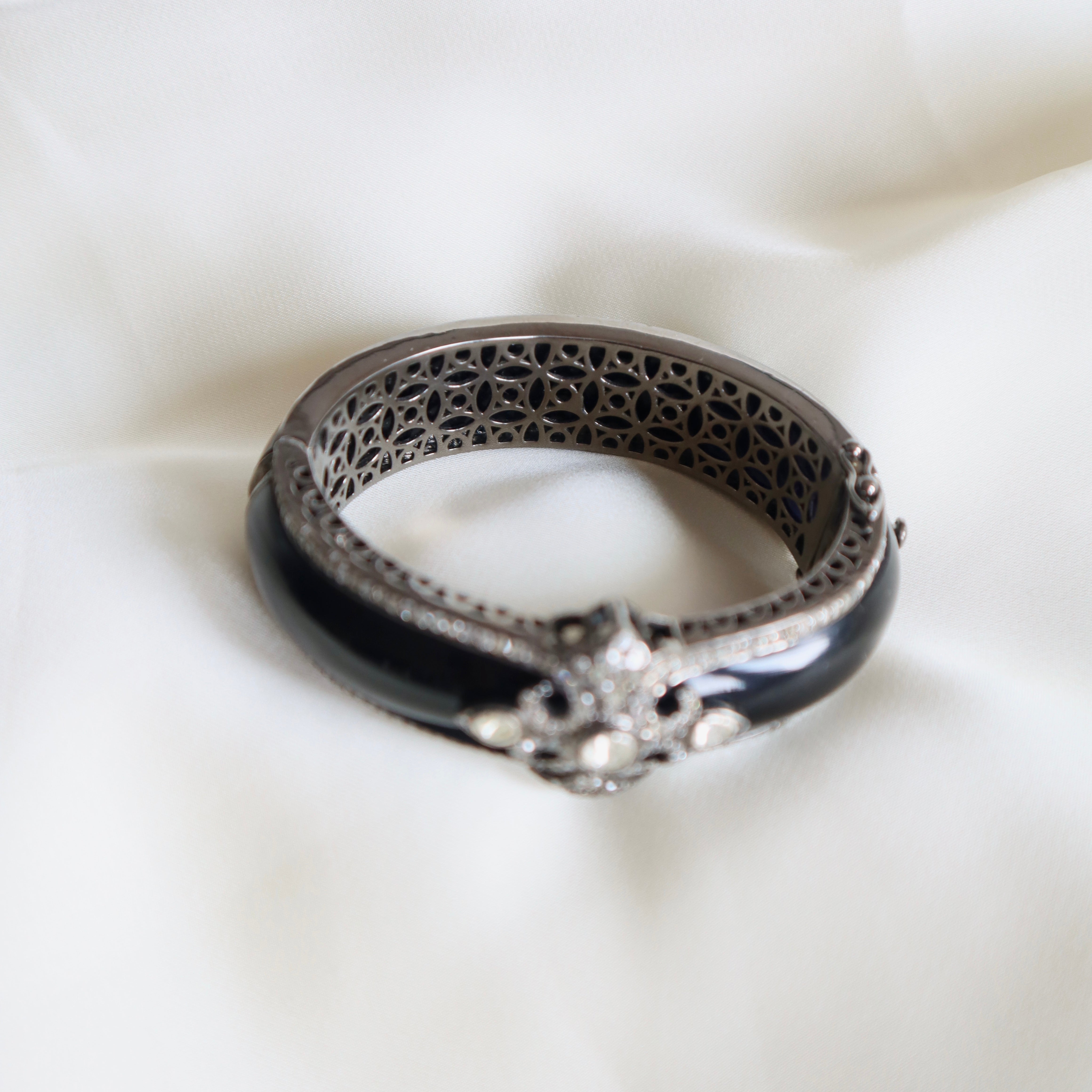 Midnight Bakelite Bangle