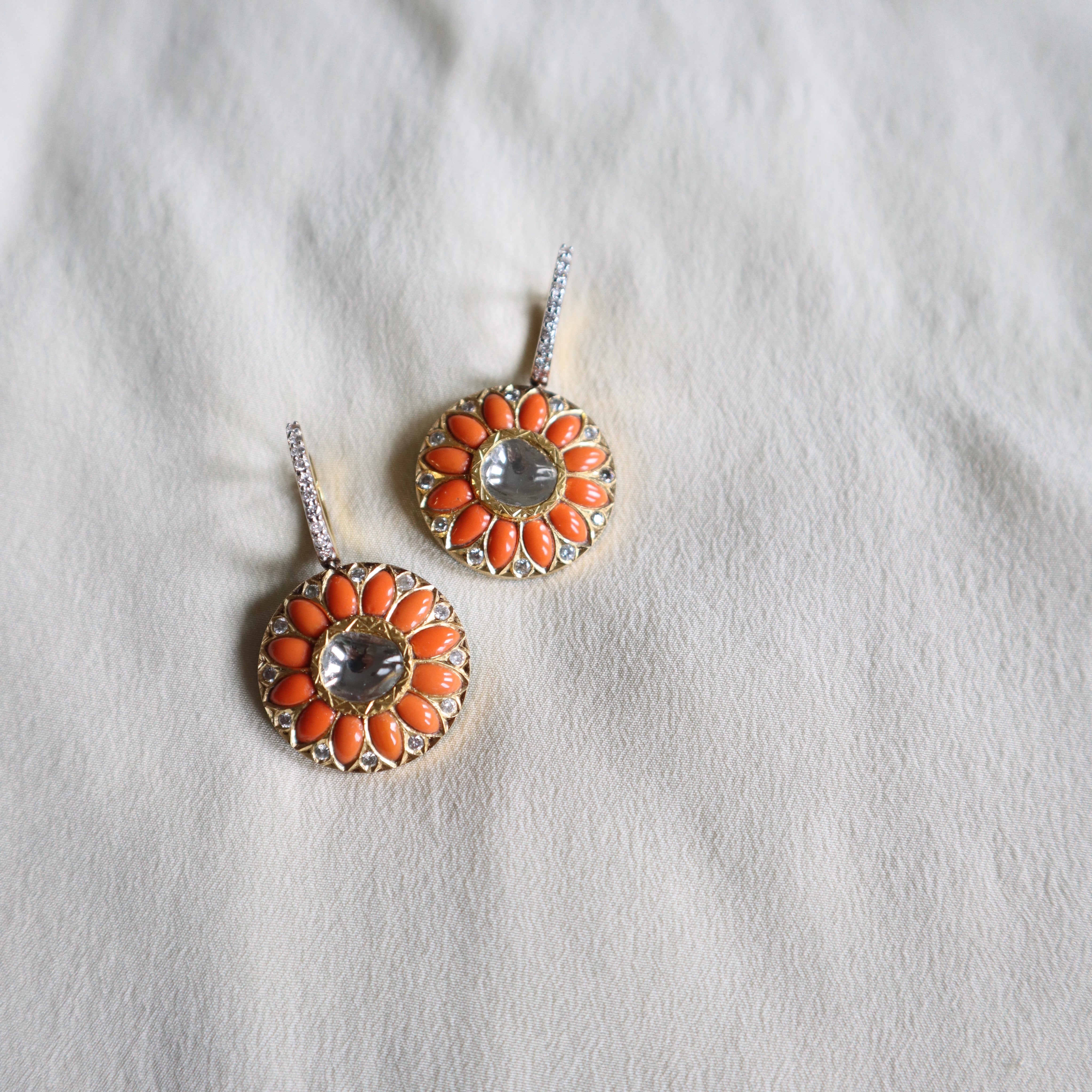 Sun & Sea Double Sided Earrings