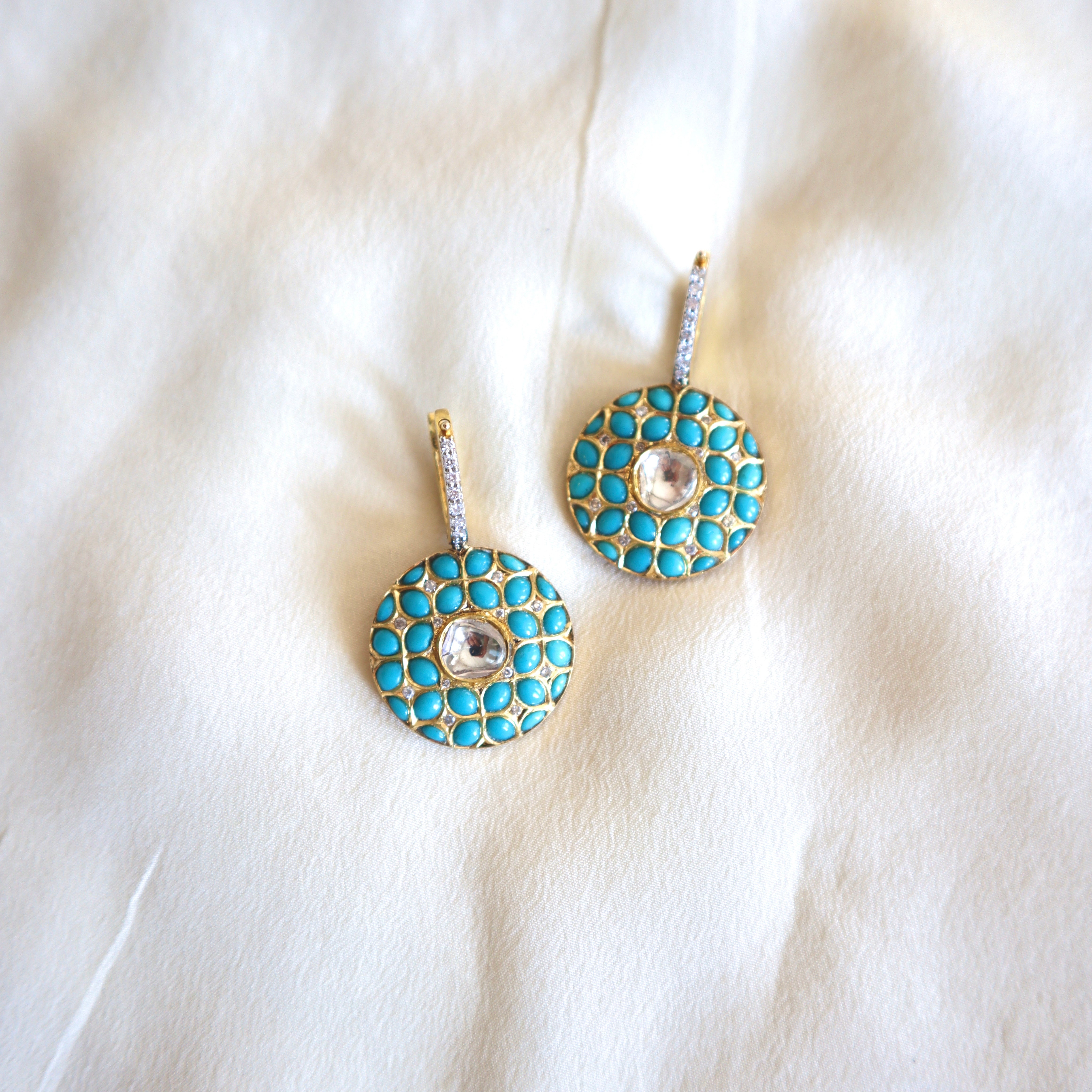 Sun & Sea Double Sided Earrings