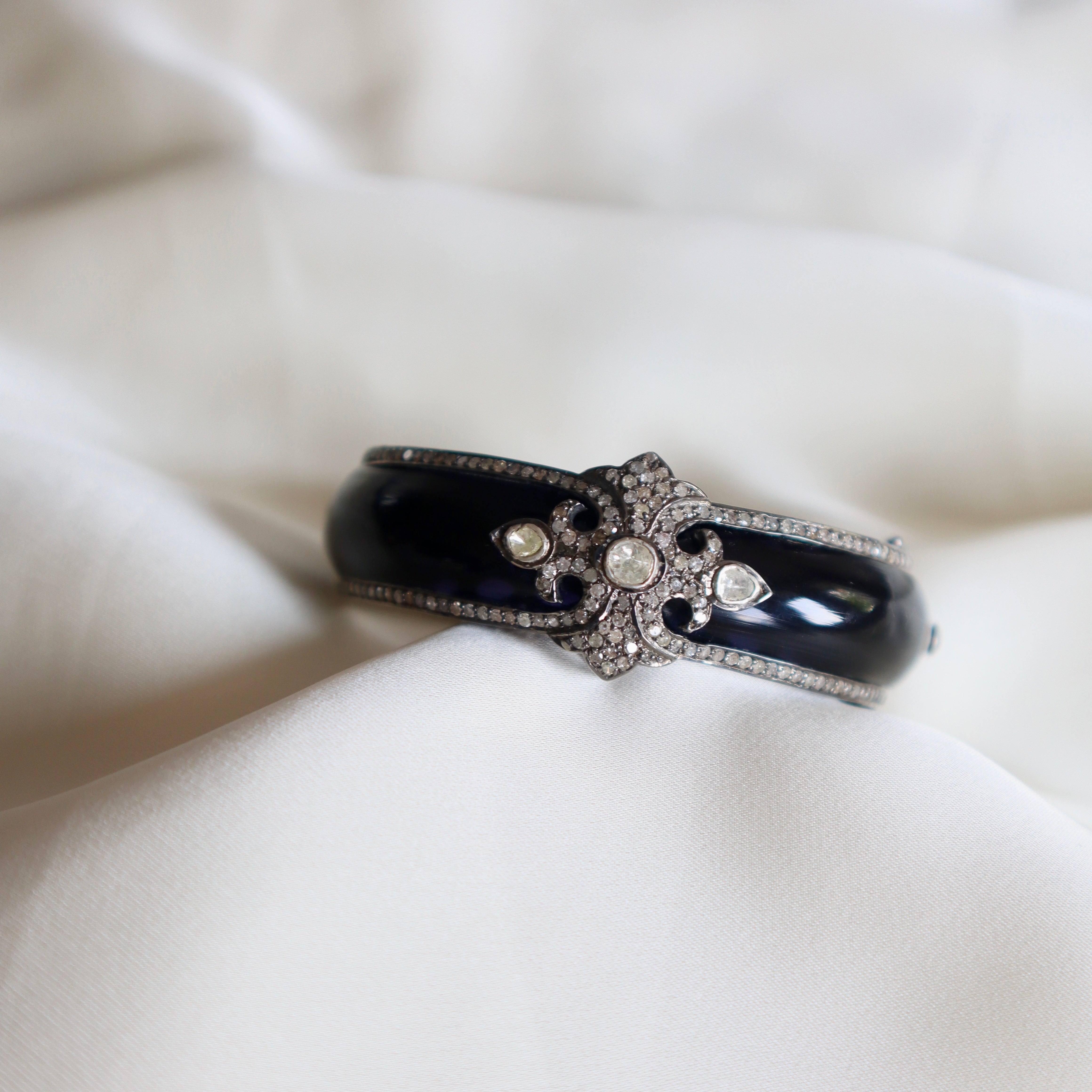 Midnight Bakelite Bangle